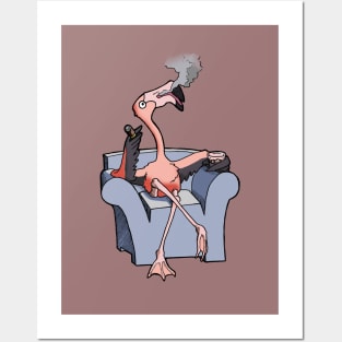 Boston Legal Flamingo Alan Posters and Art